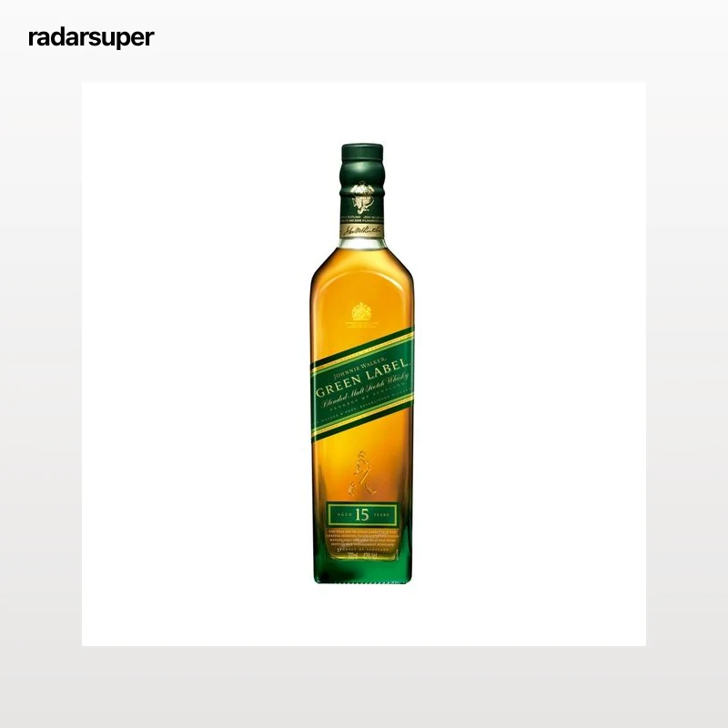 JOHNNIE WALKER Green label Whisky blended escocés 15 años 70 cl..