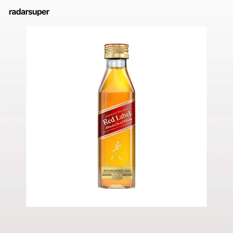 JOHNNIE WALKER Red label Whisky blended Escoces botella 5 cl.