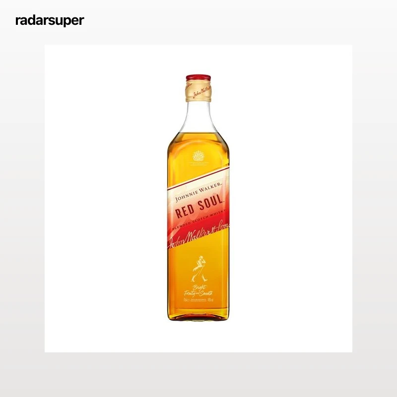 JOHNNIE WALKER Red soul Whisky blended escoces, brillante, afrutado y suave botella 70 cl.