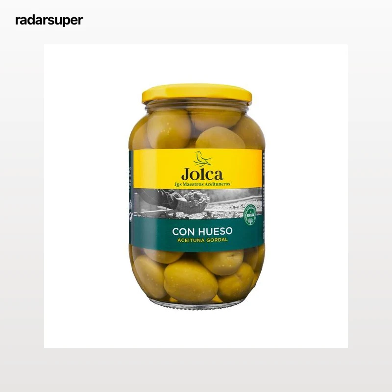 JOLCA Aceituna verde gordal con hueso 475 g.