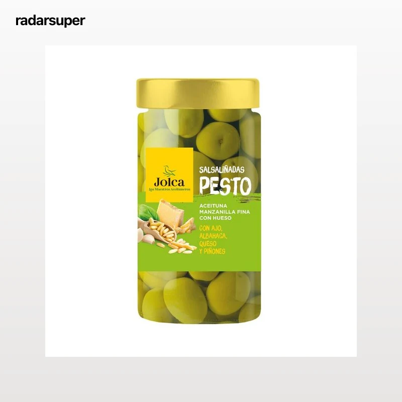 JOLCA Aceitunas salsaliñadas pesto 240 g.