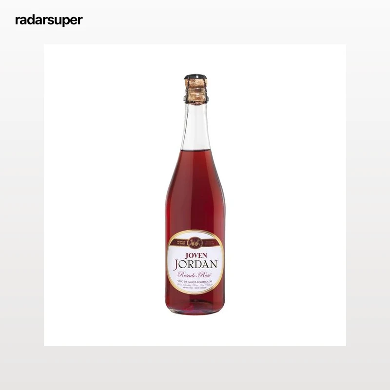 JORDAN Vino de aguja rosado y gasificado JORDAN botella de 75 cl.