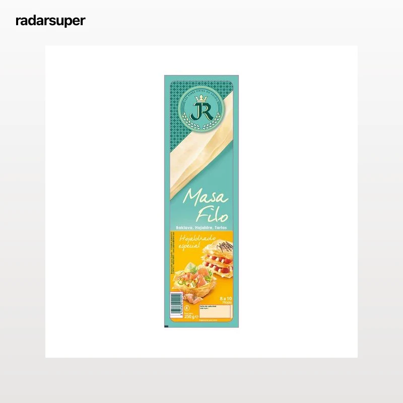 JR Pasta filo especial para hojaldrados y tartas JR 250 g