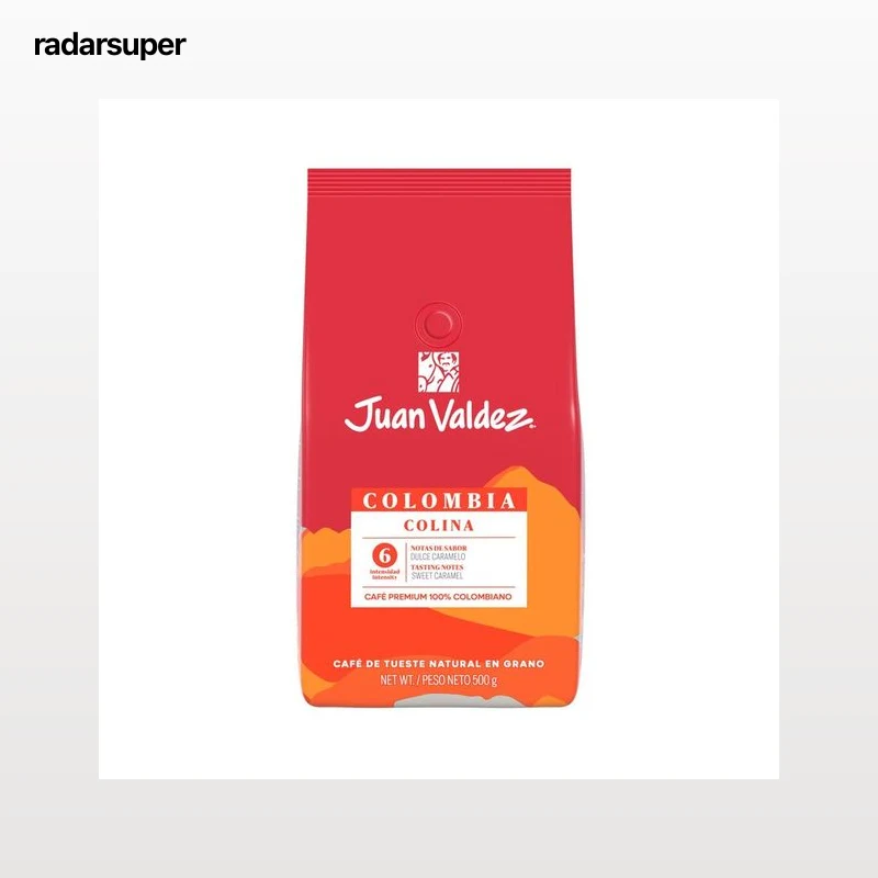 JUAN VALDEZ Café en grano Colombia Colina 500 g.