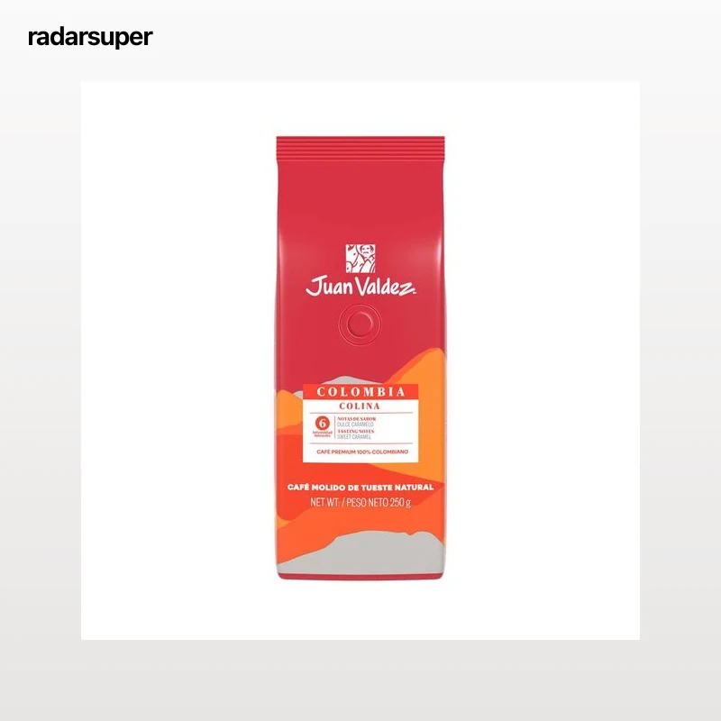 JUAN VALDEZ Café molido Colombia Colina 250 g.