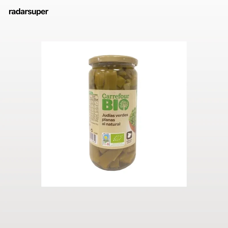 Judia verde ecológica Carrefour Bio 660 g.