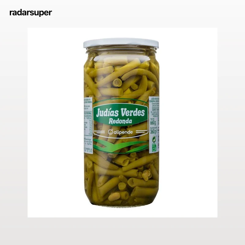 Judía verde redonda sin gluten Alipende 360g