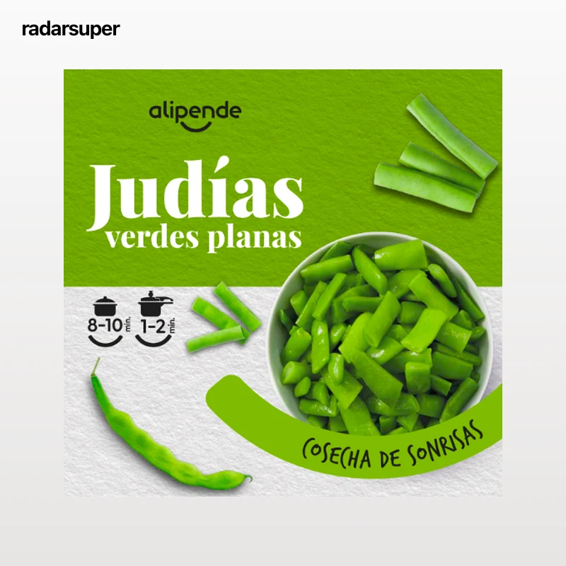 Judías verdes Alipende 1kg planas