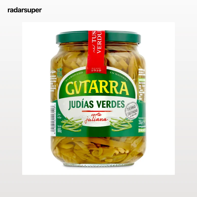 Judías verdes cortadas en tiras Gvtarra 350 g
