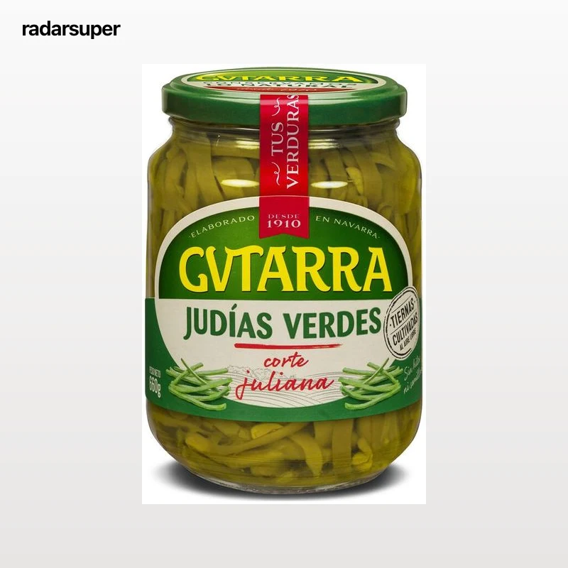 Judías verdes cortadas en tiras Gvtarra 660g