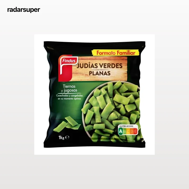 Judías verdes planas Findus 1 kg.