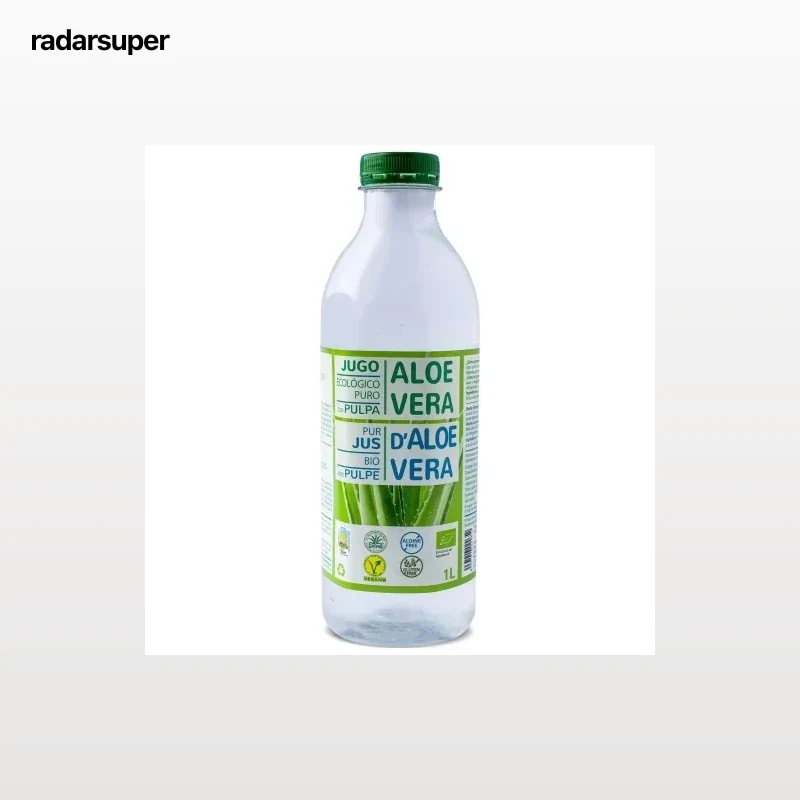 Jugo de aloe vera con pulpa ecológico Green Frog sin gluten 1 l.