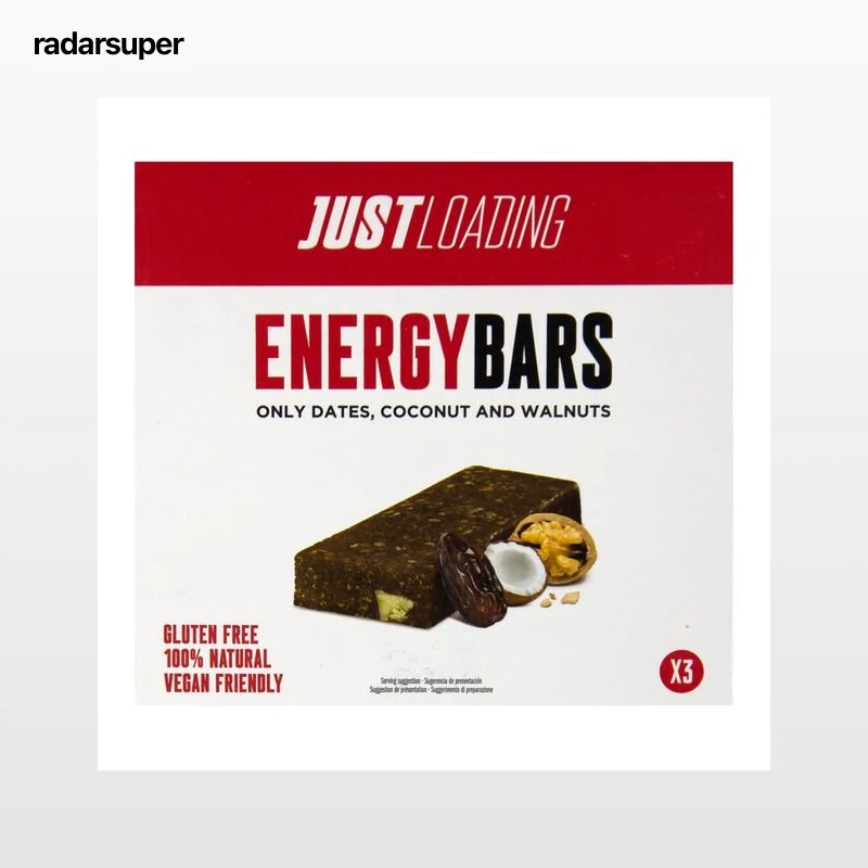 JUST LOADING Baritas energética con coco y nueces JUST LODING 3 x 40 g.