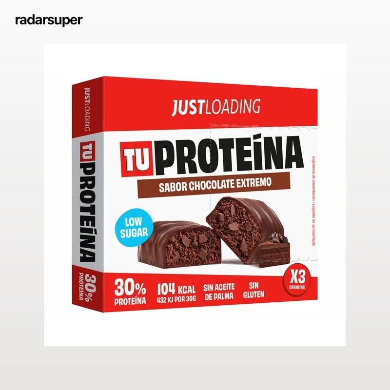 JUSTLOADING Barrita de chocolate extremo 3 x 30 gr.