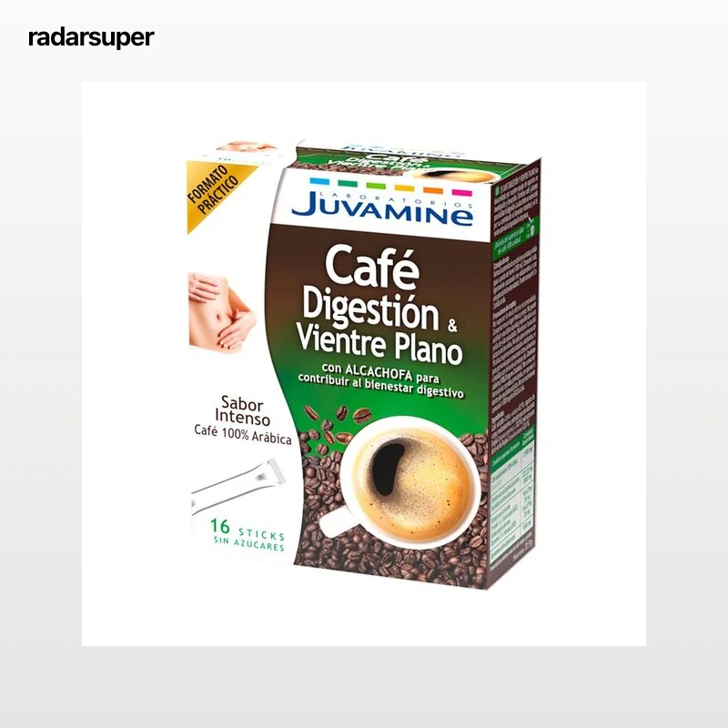 JUVAMINE Café digestión, vientre plano con alcachofa 16 uds.