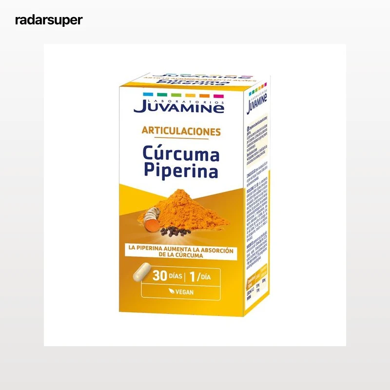 JUVAMINE Cùrcuma y piperina 30 uds