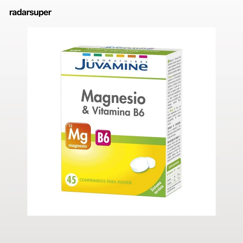 JUVAMINE Magnesio + Vitamina B6 45 Comprimidos