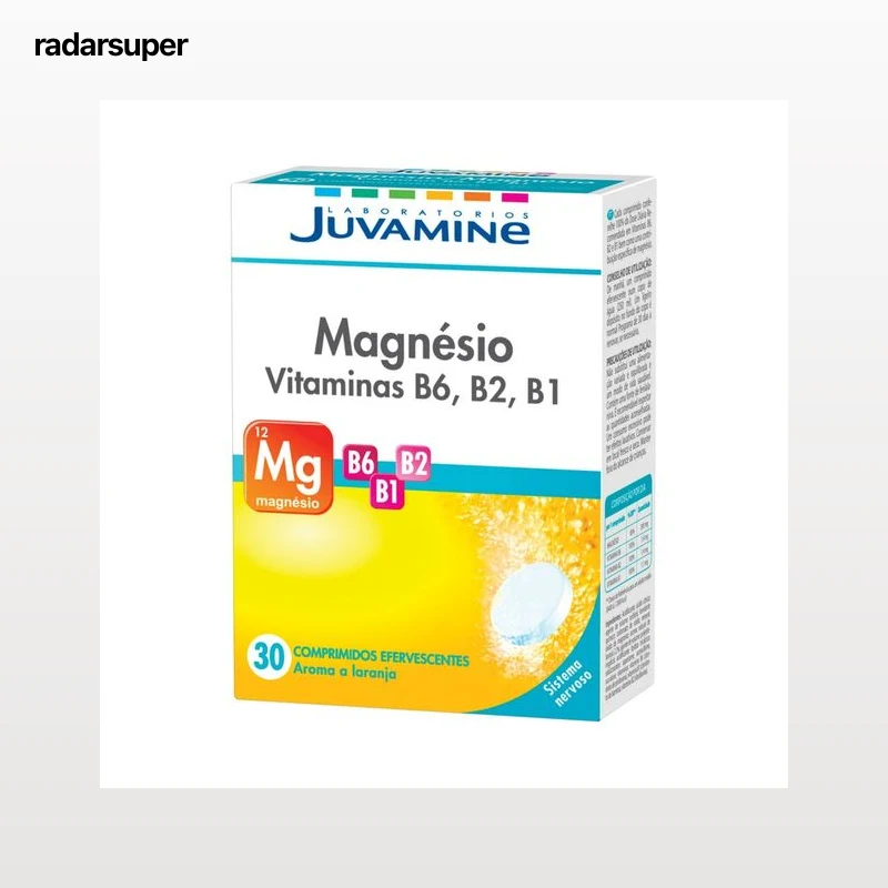 JUVAMINE Magnesio + Vitamina B6 B2 B1  30 Comprimidos