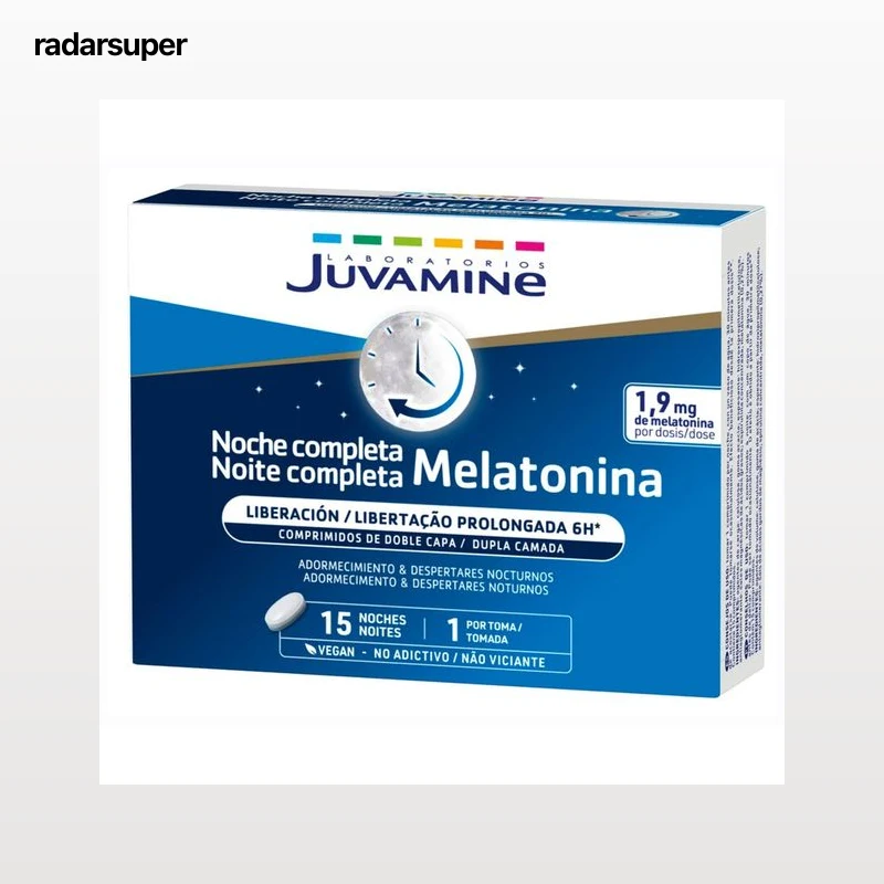 JUVAMINE Melatonina noche completa 15 comprimidos