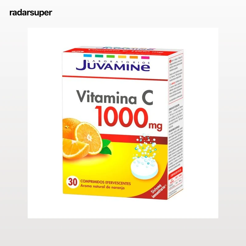 JUVAMINE Pastillas efervescentes de vitamina C 30 uds