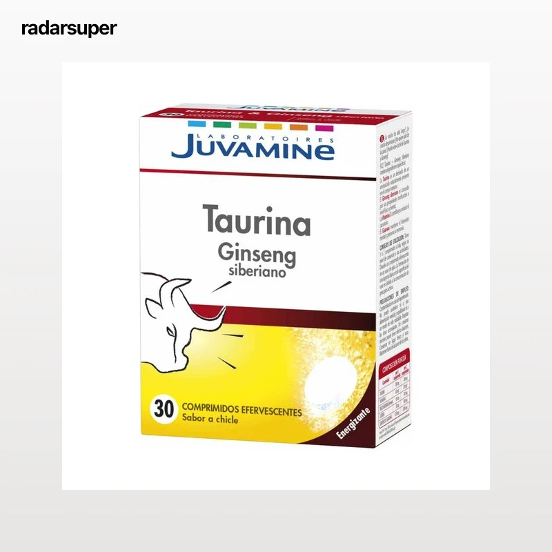 JUVAMINE Taurina Ginseng Efervescente  30 uds
