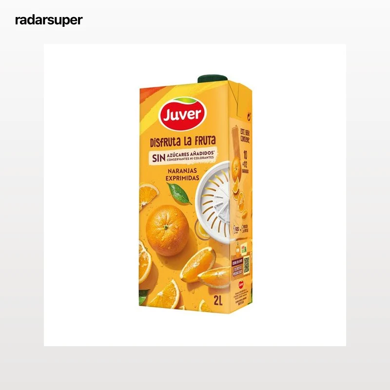 JUVER Disfruta Néctar sin azúcar añadido de naranja 2 l.