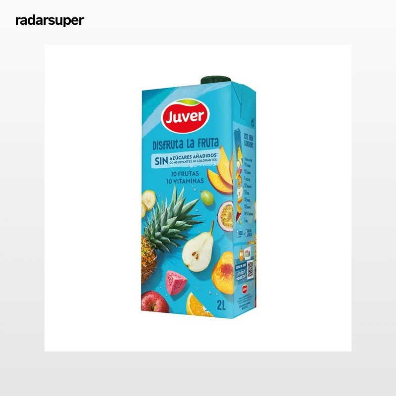 JUVER Néctar sin azúcar añadido de frutas 2 l.