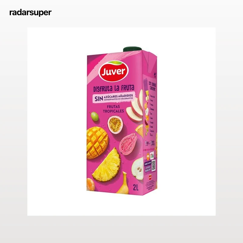 JUVER Néctar sin azúcar añadido tropical 2 l.