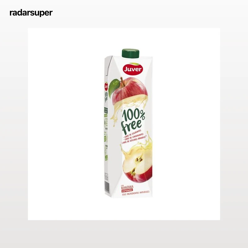 JUVER Zumo manzana, bebida 100% Free 1 l.