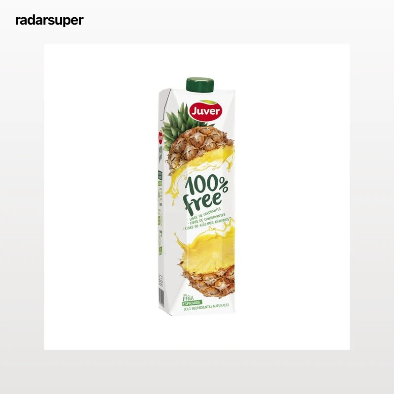 JUVER Zumo piña, bebida 100% Free 1 l.