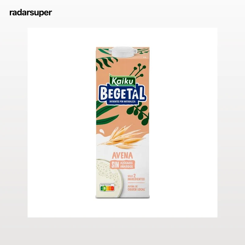 KAIKU Bebida de avena sin azúcares añadidos Begetal1 l.