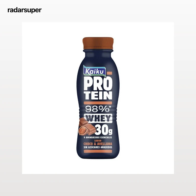 KAIKU Bebida Whey con sabor a chocolate y avellana y alto contenido protéico Protein 300 ml.