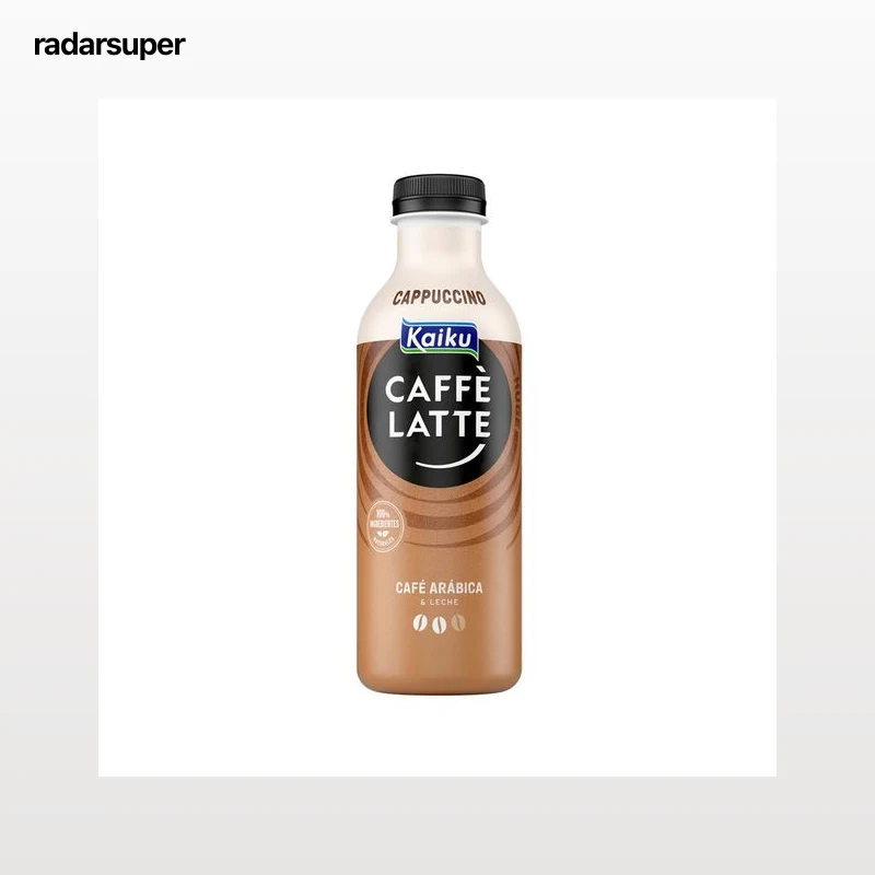 KAIKU Caffé late Bebida de café arábica, con un toque de cacao 650 ml.