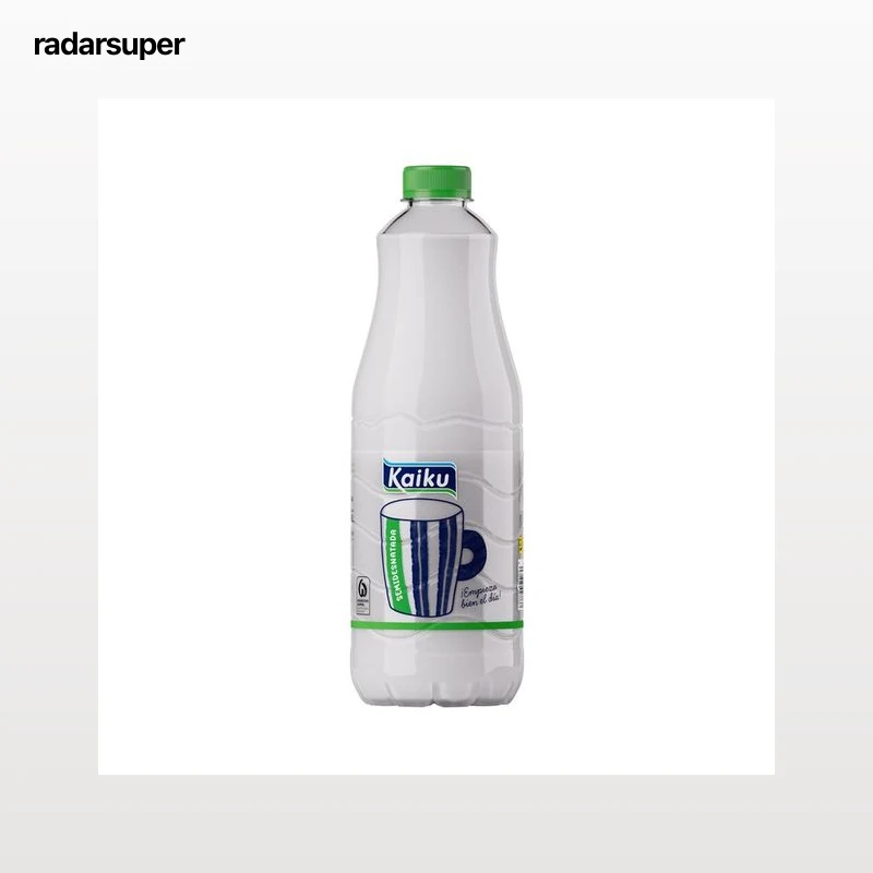 KAIKU Leche semidesnatada de vaca botella 1,5 l.