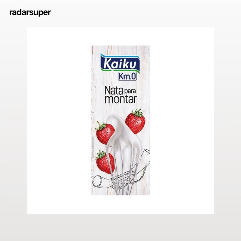 KAIKU Nata líquida (35 % de materia grasa) para montar KAIKU Km. 0 200 ml.