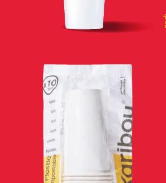 KARIBOU Vaso de papel grande