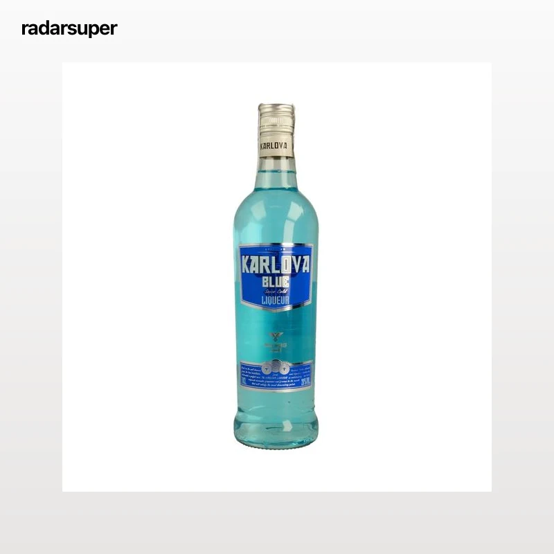 KARLOVA blue Bebida espirituosa de vodka azul botella de 70 cl.
