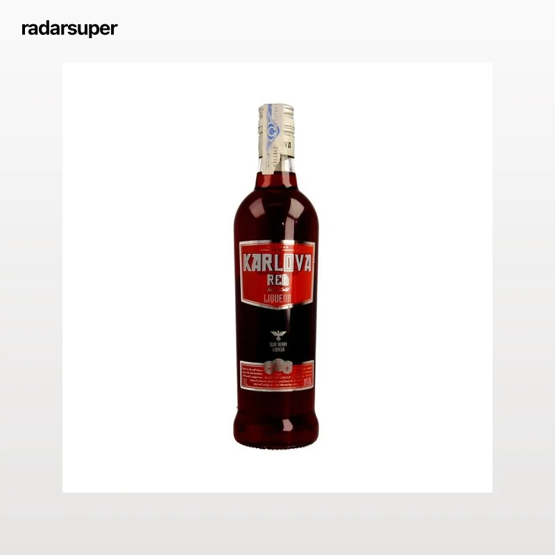 KARLOVA ROJO Bebida espirituosa de vodka rojo botella de 70 cl.