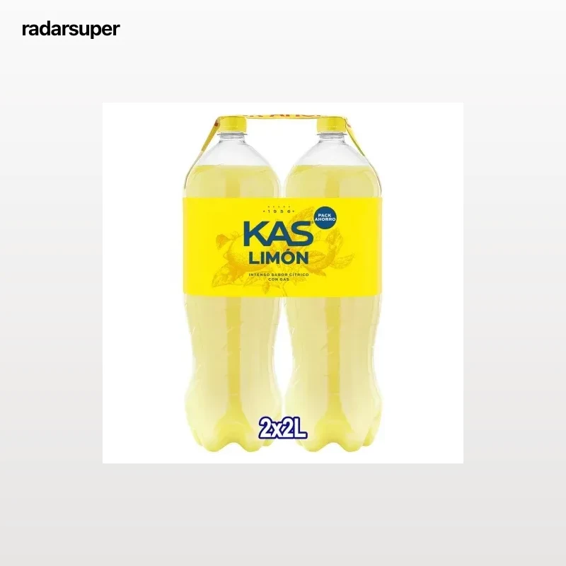Kas de limón pack de 2 botellas de 2 l.