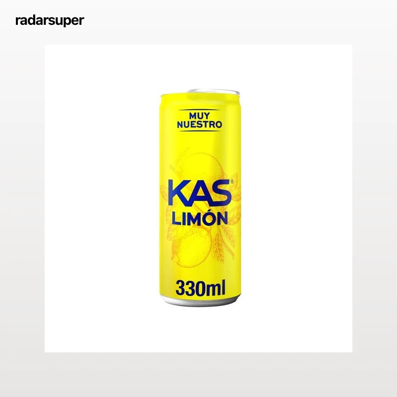 KAS Refresco de limón lata de 330 ml.