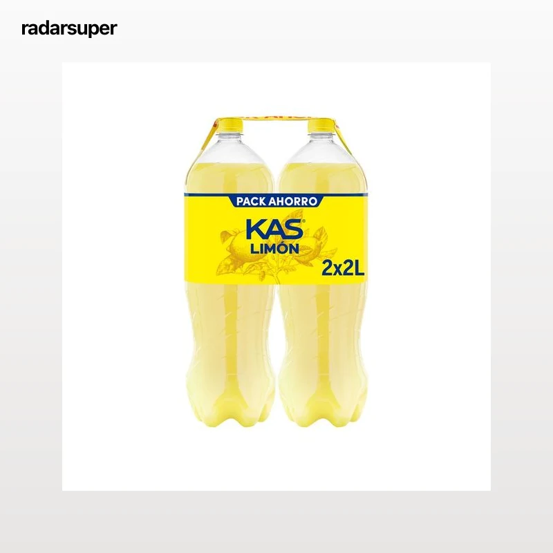 KAS Refresco de limón pack 2 botellas de 2 l.