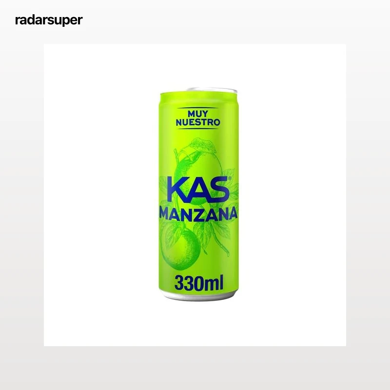 KAS Refresco de manzana lata de 330 ml.