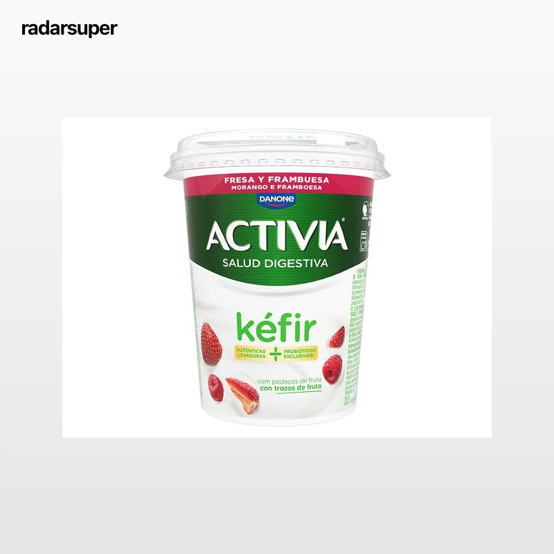 KEFIR ACTIVIA MORANGO FRAMBOESA 380G