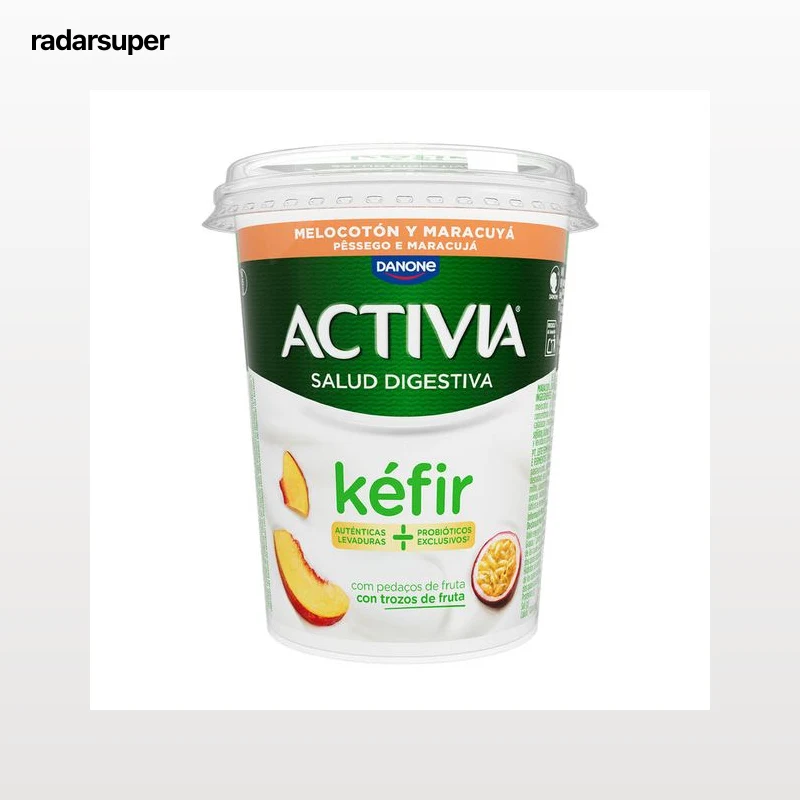 Kefir activia con sabor a melocotón y maracuyá 380g Activia