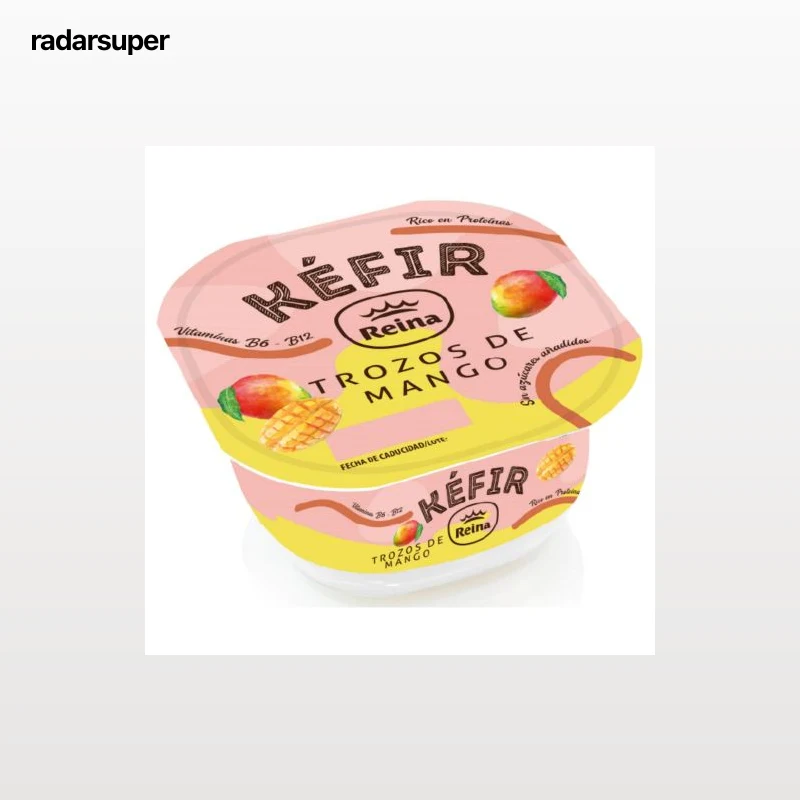 Kéfir con mango Reina 180 g.