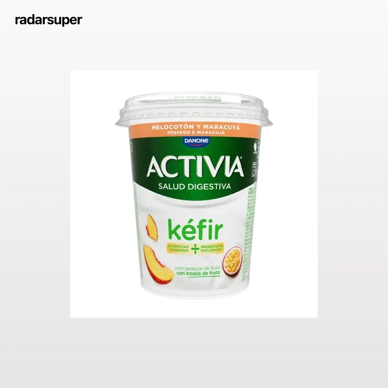 Kéfir de melocotón y maracuya Activia Danone 380 g.
