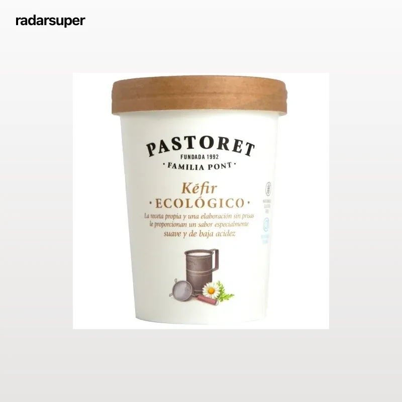 Kéfir ecológico Pastoret sin gluten 500 g.