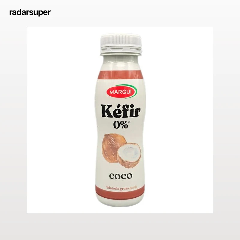 Kéfir líquido 0% sabor coco Margui 250 g