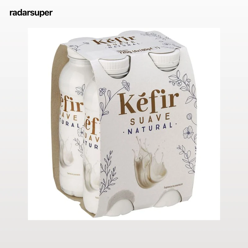 Kefir líquido natural suave pack 4
