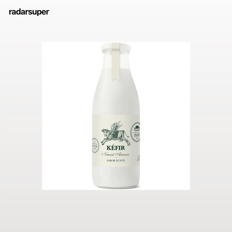 Kéfir natural suave Granja Noé sin gluten 750 ml.